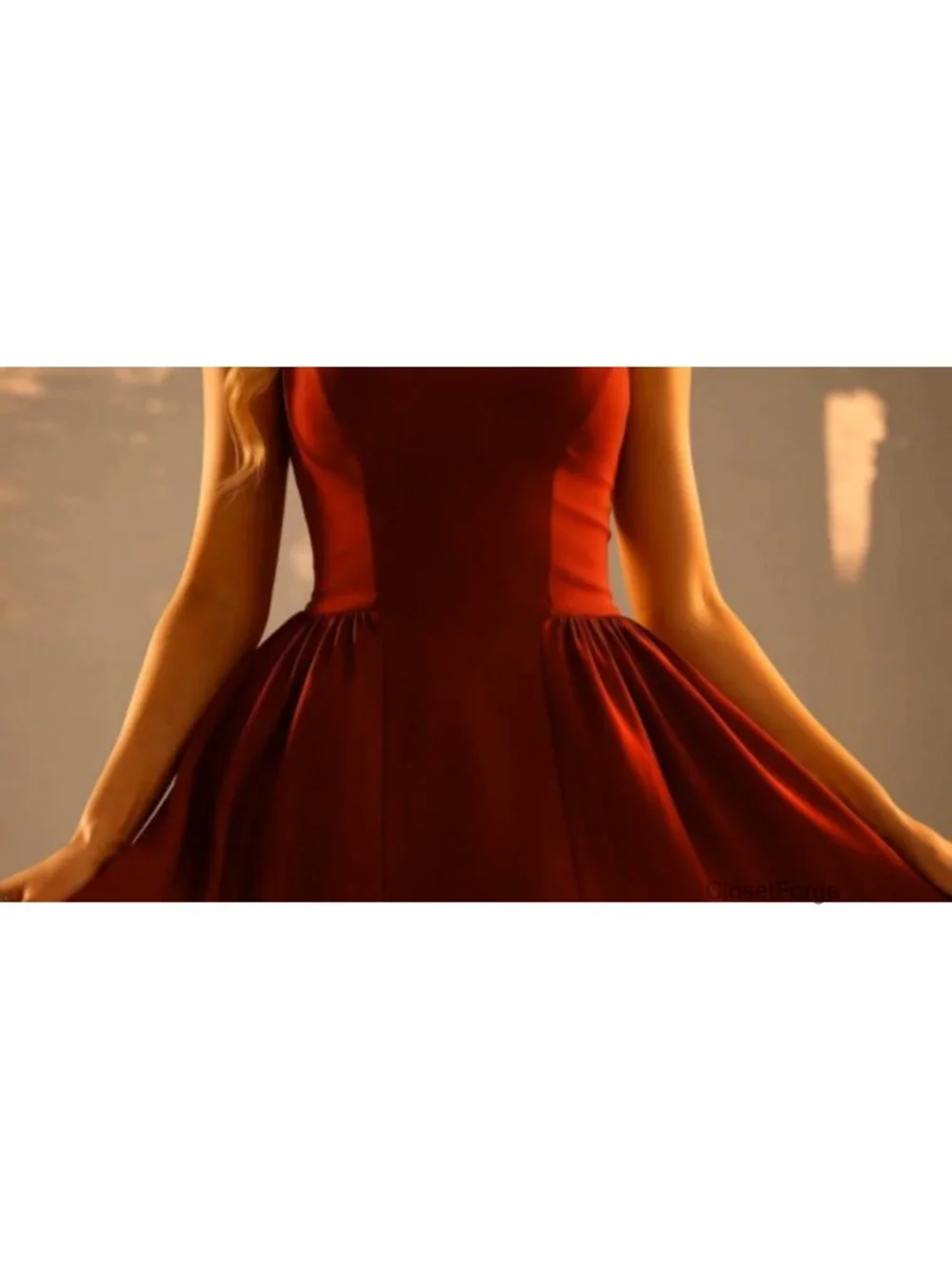 Strapless Sweetheart Neckline Mini Dress Fit Flare with Built-in Pads
